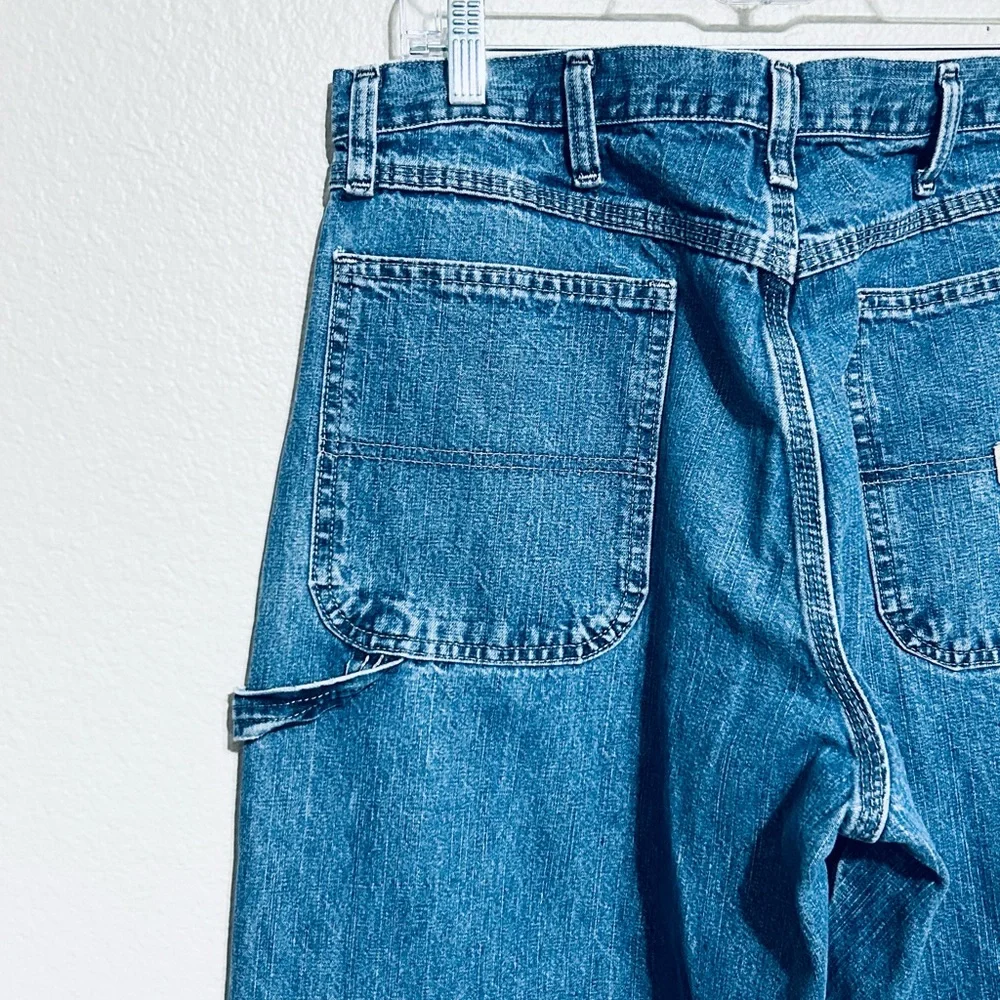 Wrangler Carpenter Blue Jeans Men Size 34x32